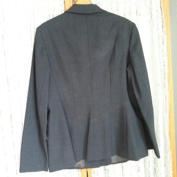 Sigrid Olsen Charcoal Womens Wool Suit Jacket NWT - Picture 3 of 5